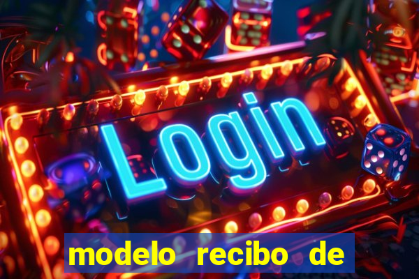 modelo recibo de pagamento autonomo